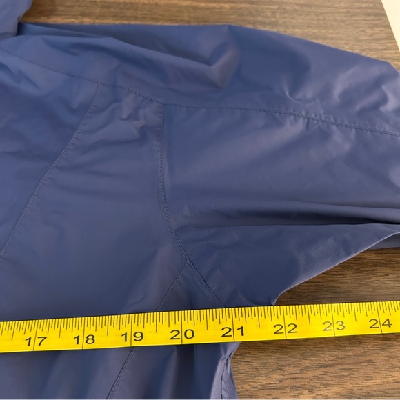 Woods Canada Blue Hooded Windbreaker Jacket Size L - Picture 9 of 12